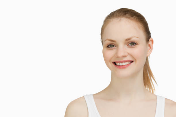istock Smiling blondehaired woman 827349154
