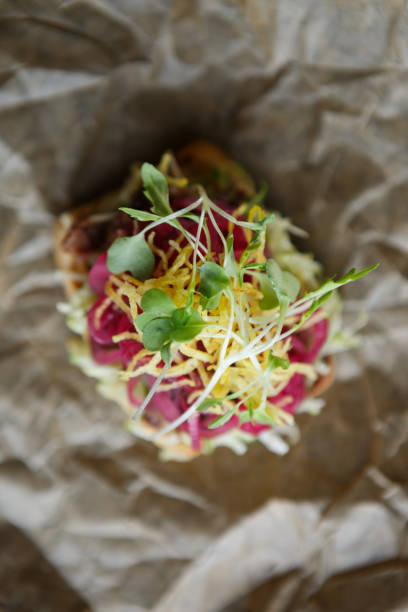 istock Appetizer bruschetta snack in restaurant 827356252
