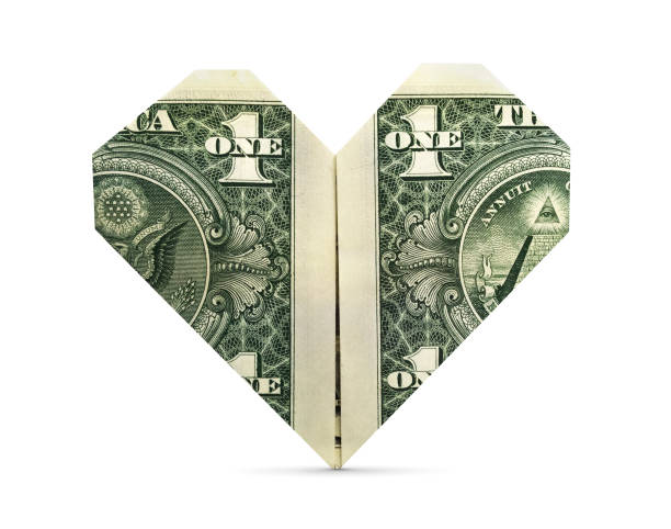 istock Isolated Origami Heart 827359662