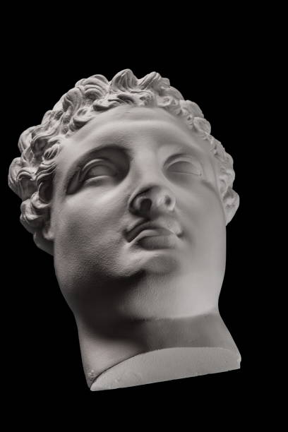 istock plaster face, sculpture, mask, face a Greek 827366506