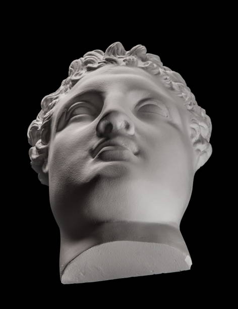 istock plaster face, sculpture, mask, face a Greek 827369912