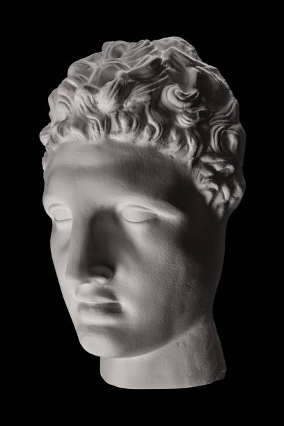 istock plaster face, sculpture, mask, face a Greek 827372168