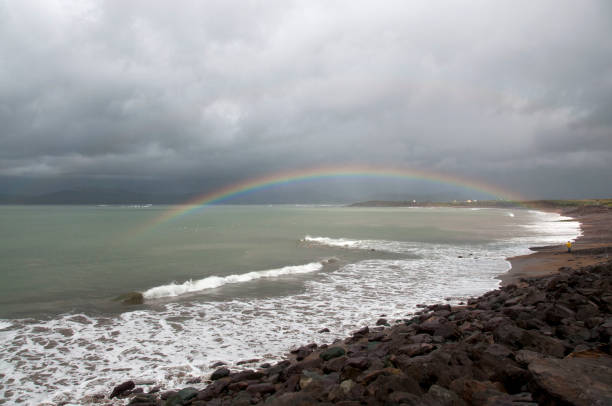 istock Rainbow over the beach at Waterville, Ireland 827372778