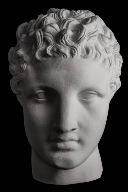 istock plaster face, sculpture, mask, face a Greek 827372982