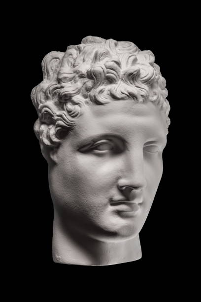 istock plaster face, sculpture, mask, face a Greek 827373140