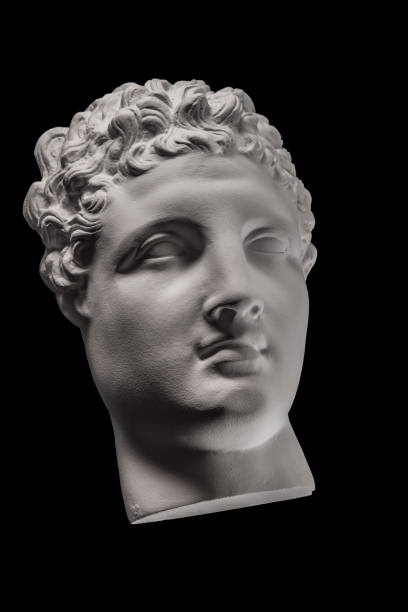 istock plaster face, sculpture, mask, face a Greek 827373940