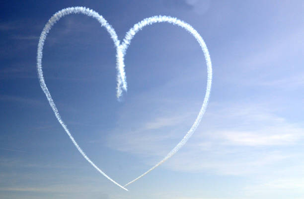 istock Love heart in the sky 827380252