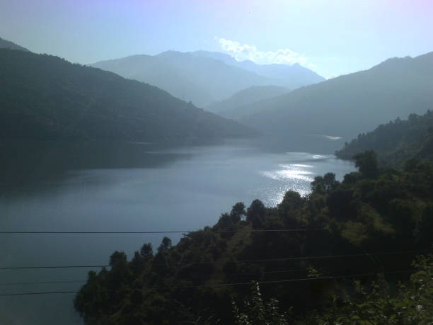 istock Tehri Lake scenery of evening time 827383680