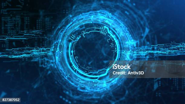 Energy Stream Hologram Stock Photo - Download Image Now - Aerospace Industry, Fuel and Power Generation, Strength