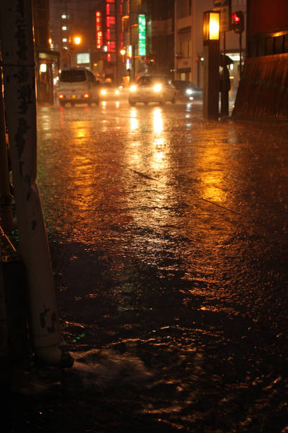 istock Rainy night in Kyoto, Japan 827387180