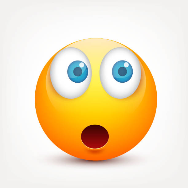 istock Smiley with blue eyes,emoticon set. Yellow face with emotions. Facial expression. 3d realistic emoji. Sad,happy,angry faces.Funny cartoon character.Mood.Vector illustration 827387514
