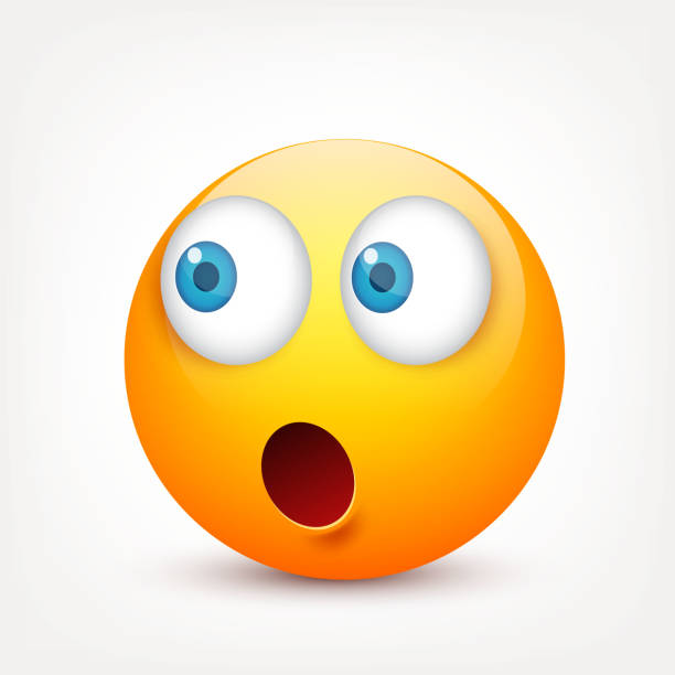istock Smiley with blue eyes,emoticon set. Yellow face with emotions. Facial expression. 3d realistic emoji. Sad,happy,angry faces.Funny cartoon character.Mood.Vector illustration 827390050