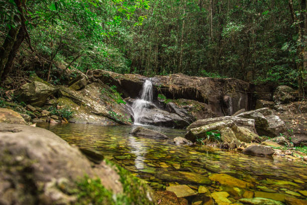 Rosario Waterfall river in Pirenopolis, Goias, Brazil