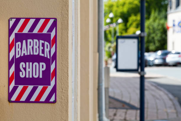 istock Barber Shop sign 827394300