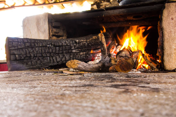 Rustic Oven in a brazilian farm. Front View. Goias, Brazil