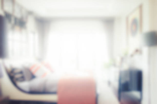 istock defocus blur abstract background of modern bedroom interior 827457936