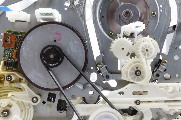 istock Close up of VCR electronic part 827470498