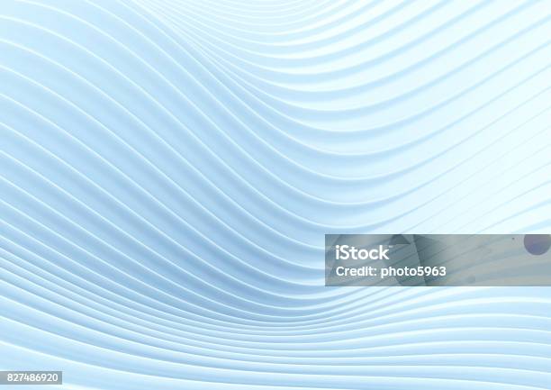 Abstract White Wave Background Stock Photo - Download Image Now - Squiggle, Backgrounds, Textured