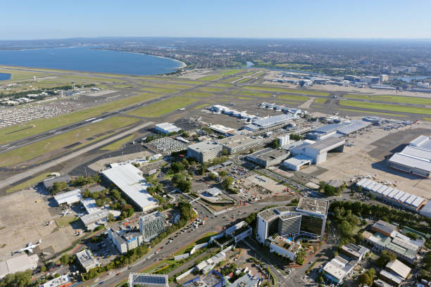 Sydney Airport looking south-west