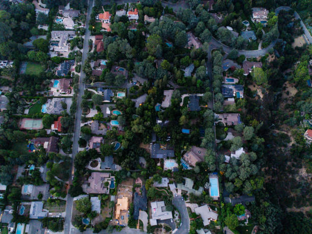 istock Aerials of Neighborhood 827489834