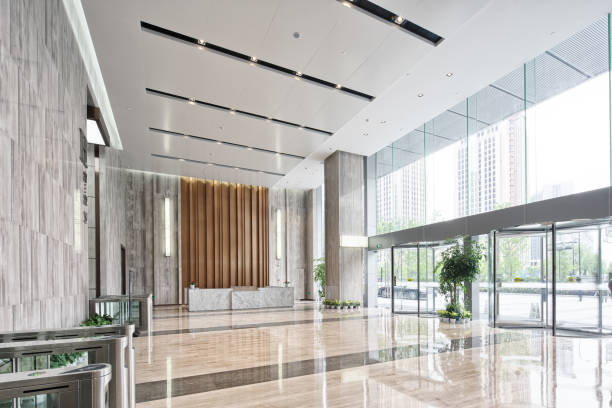 istock interior of modern entrance hall 827490874