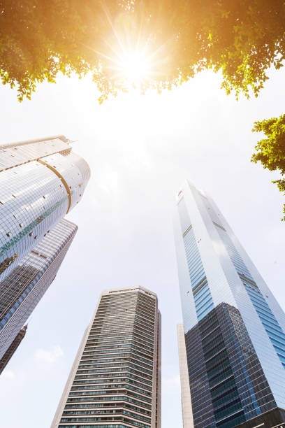 istock Contemporary colorful skyscrapers 827499702