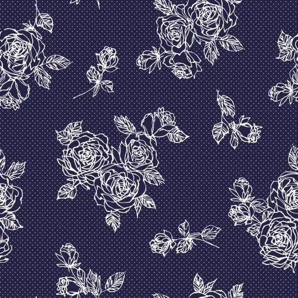 Vector illustration of Flower pattern