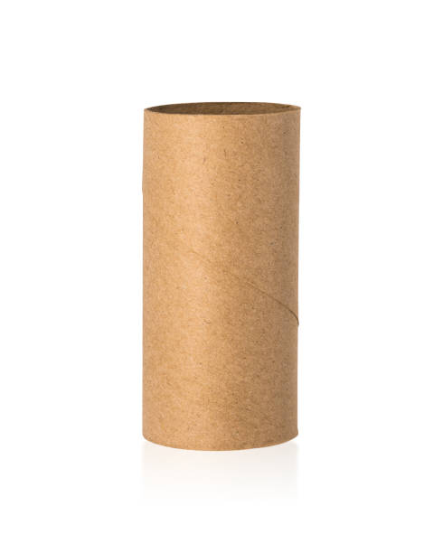 Brown tissues core isolated on white background. Empty paper roll or recycle cardboard. ( Clipping paths or cut out object for montage ) Brown tissues core isolated on white background. Empty paper roll or recycle cardboard. ( Clipping paths or cut out object for montage ) toilet paper photos stock pictures, royalty-free photos & images