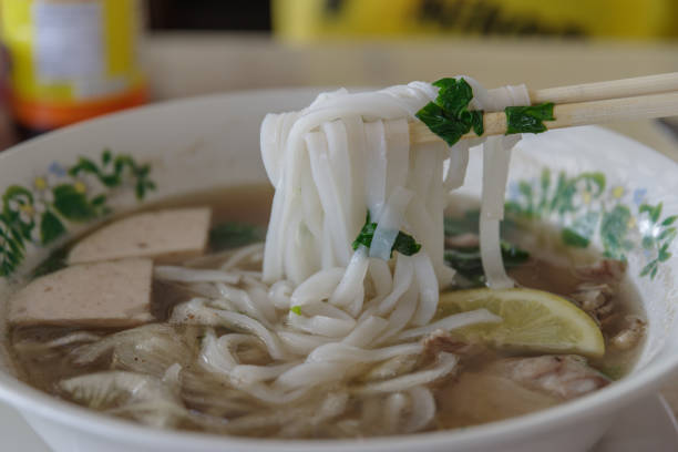 istock Vietnamese rice noodle Pho Ga 827510156