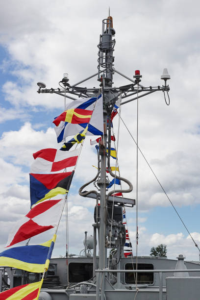 istock Radar of a warboat 827511072