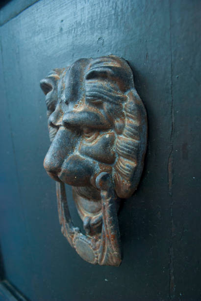 istock Lion's head doorknop 827511414