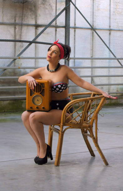 istock Retro Radio Girl 827523232