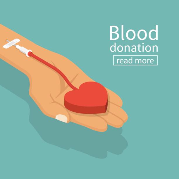 ilustrações, clipart, desenhos animados e ícones de conceito de doação de sangue - donors choose