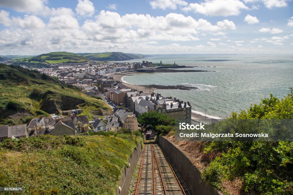 Aberystwyth View of the town from Constitution hill Aberystwyth Stock Photo