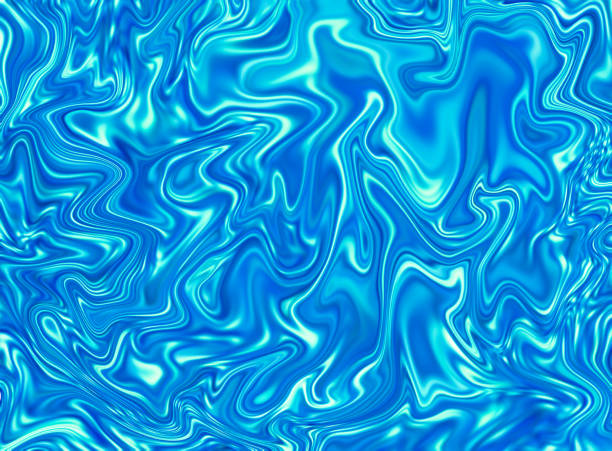 istock Abstract turquoise blue background with marbling effect. Marble or mesh colorful texture. 827545100