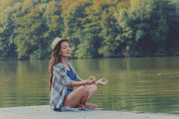 istock Woman relaxes 827550322