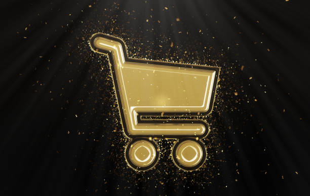 Gold Shopping Cart