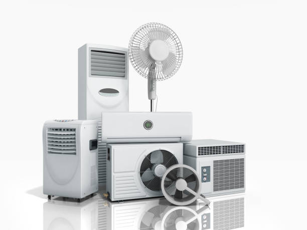 istock air conditioning equipment 3d rensder on white background 827555236