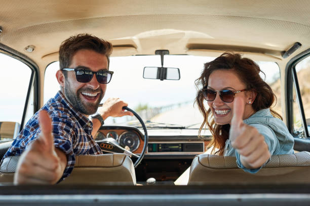 istock Thumbs up for roadtrips! 827558962