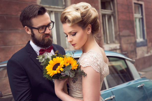 istock Newlywed couple 827559416