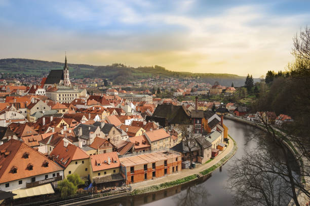 istock Cesky Krumlov city view 827563518