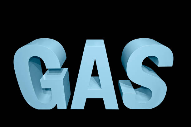 istock Three letters forming the word Gas 827572912