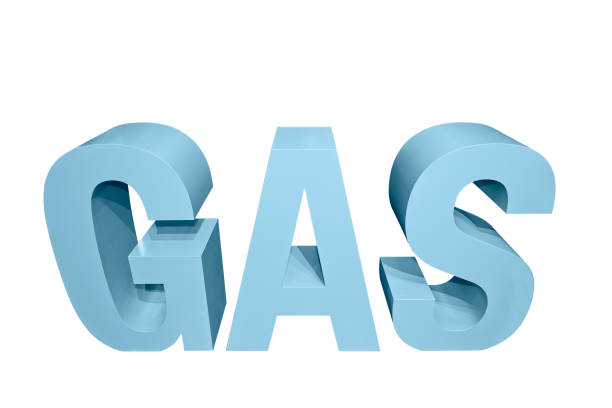 istock Three letters forming the word Gas 827572996