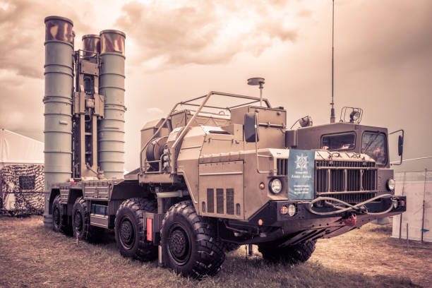 s-400 russe antiaérien de triumf système d’armes - zhukovsky photos et images de collection