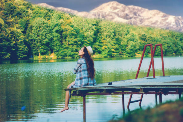 Springtime, Contemplation, Women, Sadness, Teenage Girls