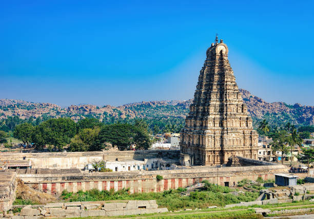 istock Virupaksha Temple in Hampi, India 827592422