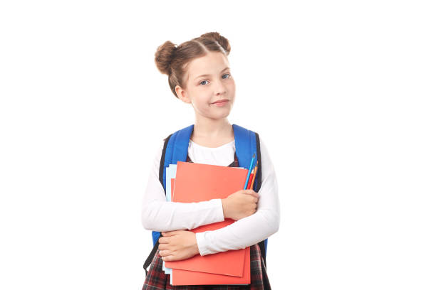 istock School girl with books 827599068