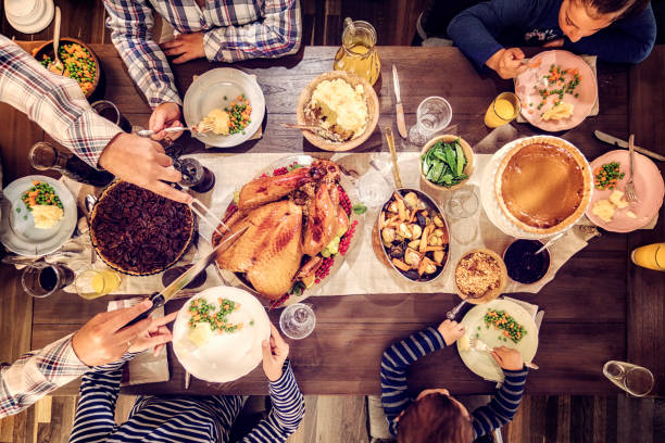 istock Traditional Holiday Stuffed Turkey Dinner 827599250