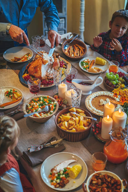 istock Traditional Holiday Stuffed Turkey Dinner 827599492
