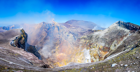 Mount Etna, Sicily -  Tallest active volcano of Europe 3329 m in Italy.